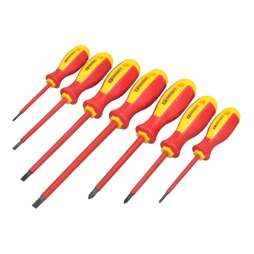 DESATORNILLADORES TOOLCRAFT TC0240 ELECTRICISTA SET 7 PIEZAS