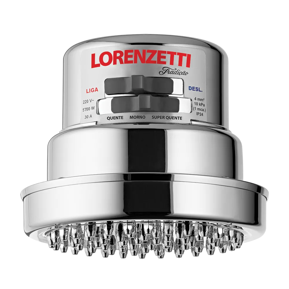 DUCHA LORENZETTI TRADICAO CROMADA 5400 W 120 V