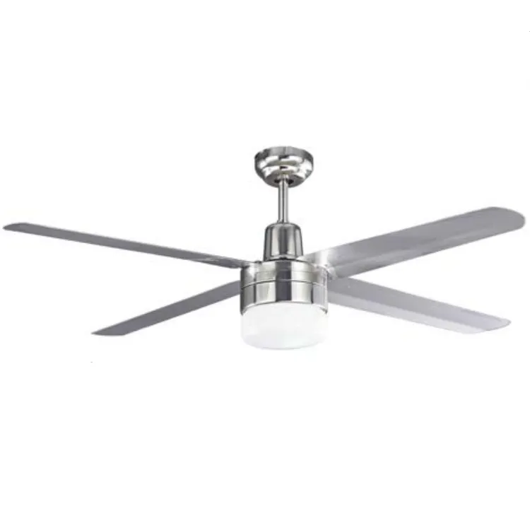 VENTILADOR WESTINGHOUSE 72831 PLATEADO CON LUZ 4 ASPAS 80W 120V