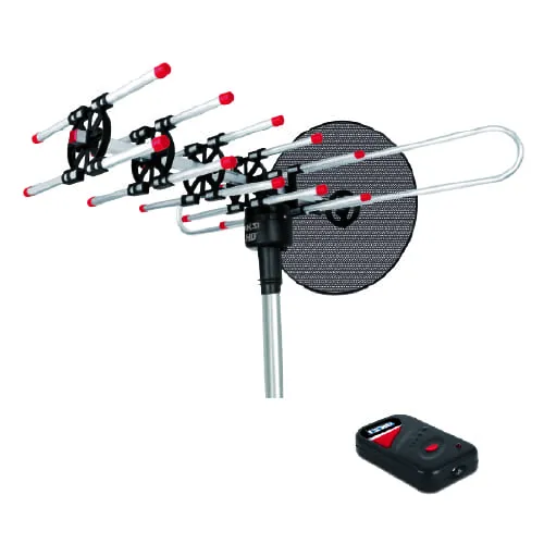 ANTENA AKSI 116102 GIRATORIA 360° CON CONTROL PARA TELEVISION