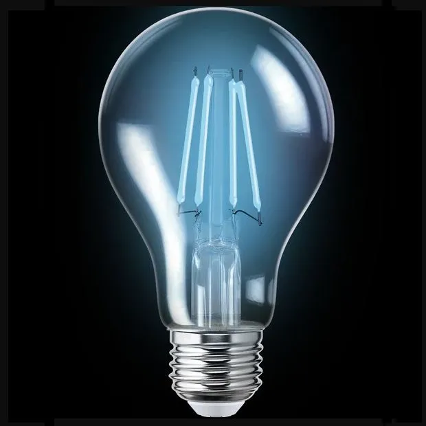 BOMBILLO AKSI 122222 LED AZUL 4W TIPO VINTAGE 127V E-27