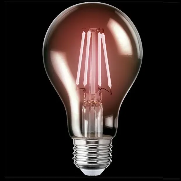 BOMBILLO AKSI 122223 LED ROJO 4W TIPO VINTAGE 127V E-27