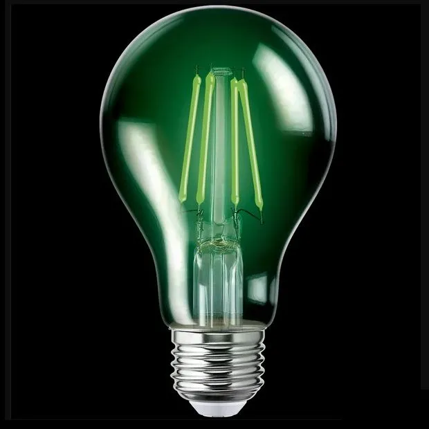 BOMBILLO AKSI 122224 LED VERDE 4W TIPO VINTAGE 127V E-27