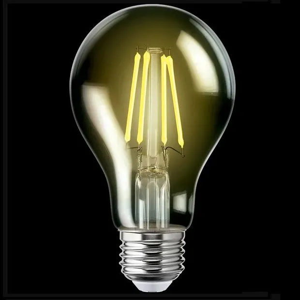 BOMBILLO AKSI 122225 LED AMARILLO 4W TIPO VINTAGE 127V E-27
