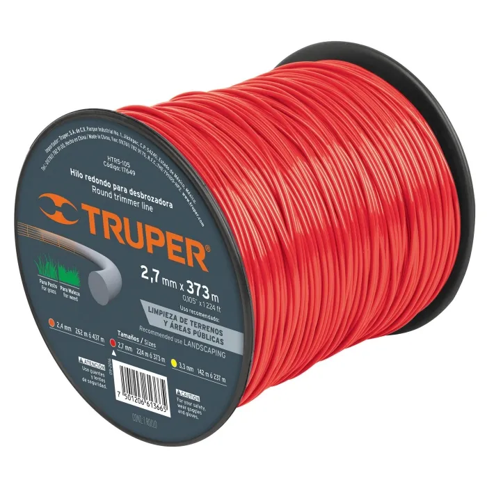CUERDA TRUPER HTR3-105 2.7 MM PARA ORILLADORA METRO