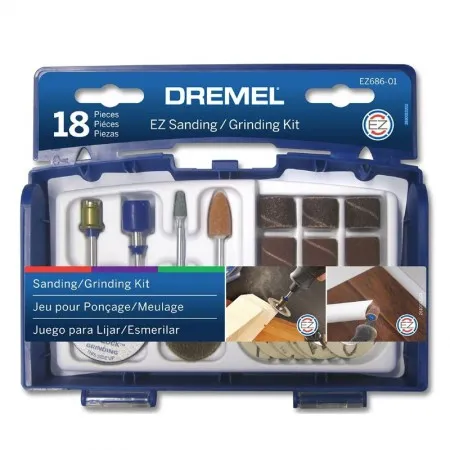 ACCESORIOS DREMEL EZ686-01 P/ MOTOTOOL SET 18 PIEZAS