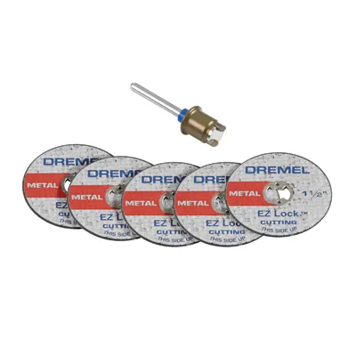 MANDRIL DREMEL EZ406 EZ LOCK + 5 DISCOS EZ456