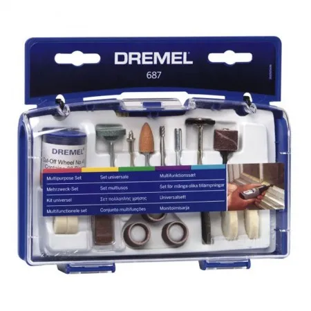 ACCESORIOS DREMEL 687-01 PARA MOTOTOOL SET 52 PIEZAS
