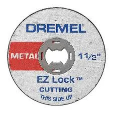 DISCO DREMEL EZ456 PARA CORTE METAL PARA MOTOTOOL 5 PIEZAS