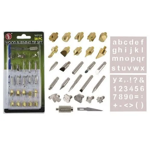 SET DREMEL 28PC TIP JUEGO PUNTAS PARA PIROGRAFO
