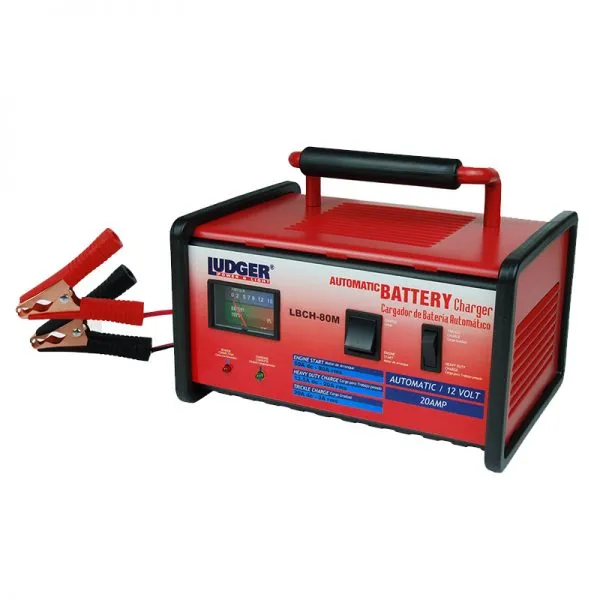 CARGADOR LUDGER LBCH-80M PARA ARRANQUE MOTOR 12 V 20 AMP
