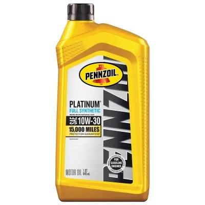 ACEITE PENNZOIL PLATINUM SAE 10W-30 FULL SYNTHETIC 1/4