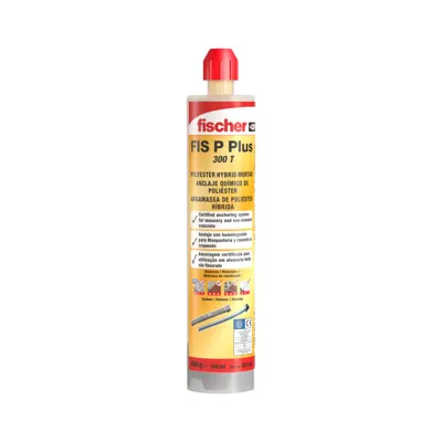 ANCLAJE QUIMICO FISCHER FIS P PLUS 300T CARTUCHO 300 ML