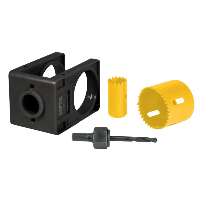 BROCAS PRETUL KIT-4P PARA INSTALAR CERRADURAS SET 4 PZ