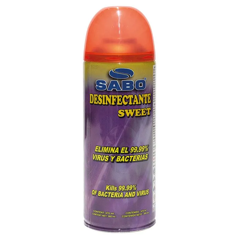 DESINFECTANTE SABO 53-0189 SWEET SPRAY 470 ML