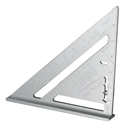 ESCUADRA TRUPER ET-12A ALUMINIO PARA GYPSUM 12