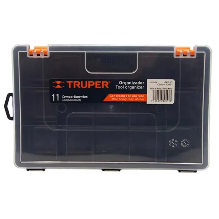 ORGANIZADOR TRUPER ORG-11 PLASTICO 11 ESPACIOS