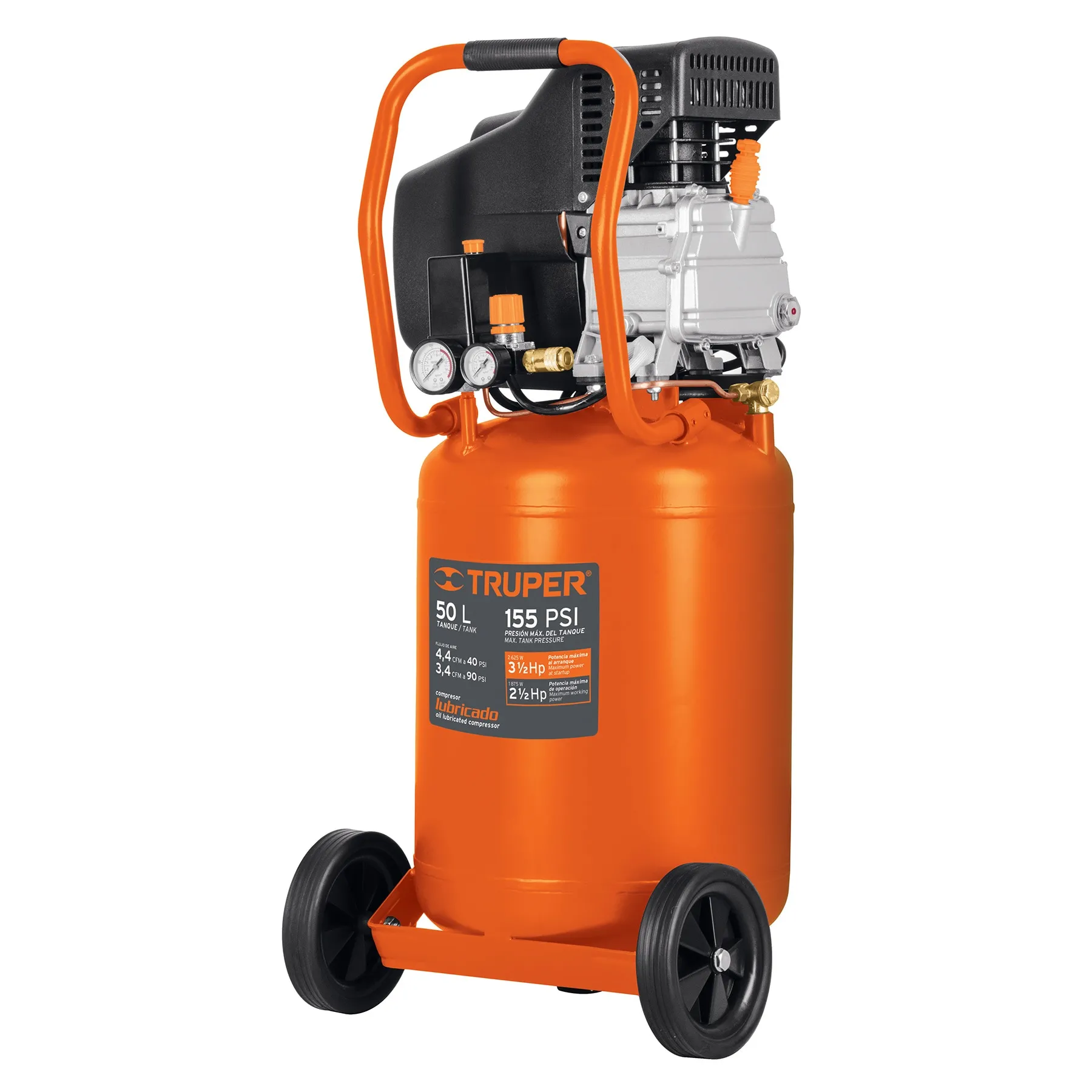 COMPRESOR TRUPER COMP-50LV 2.5 HP VERTICAL 50 LT