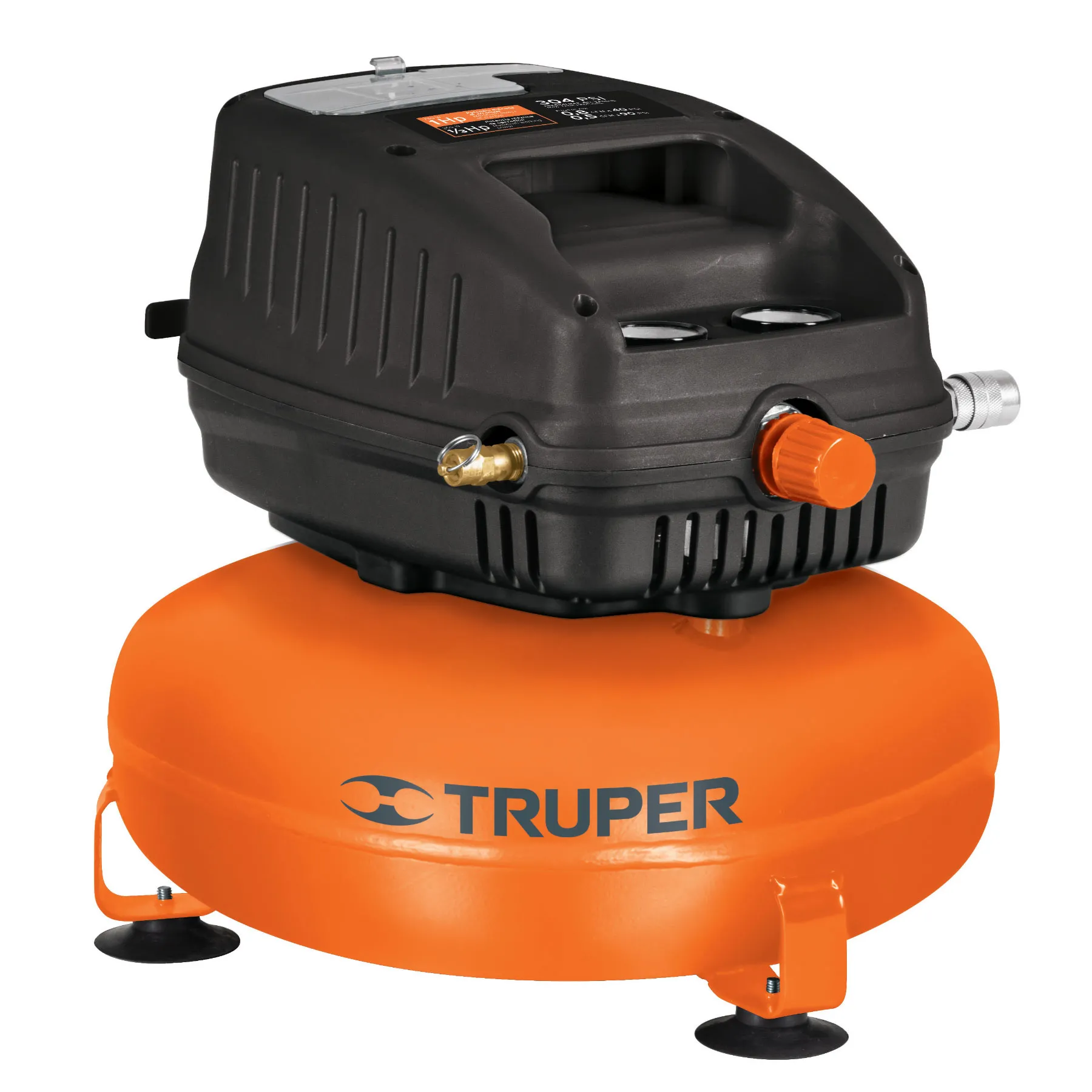 COMPRESOR TRUPER COMP-12S 1/3 HP 12 LITROS LIBRE MANTENIMIENTO 120 V