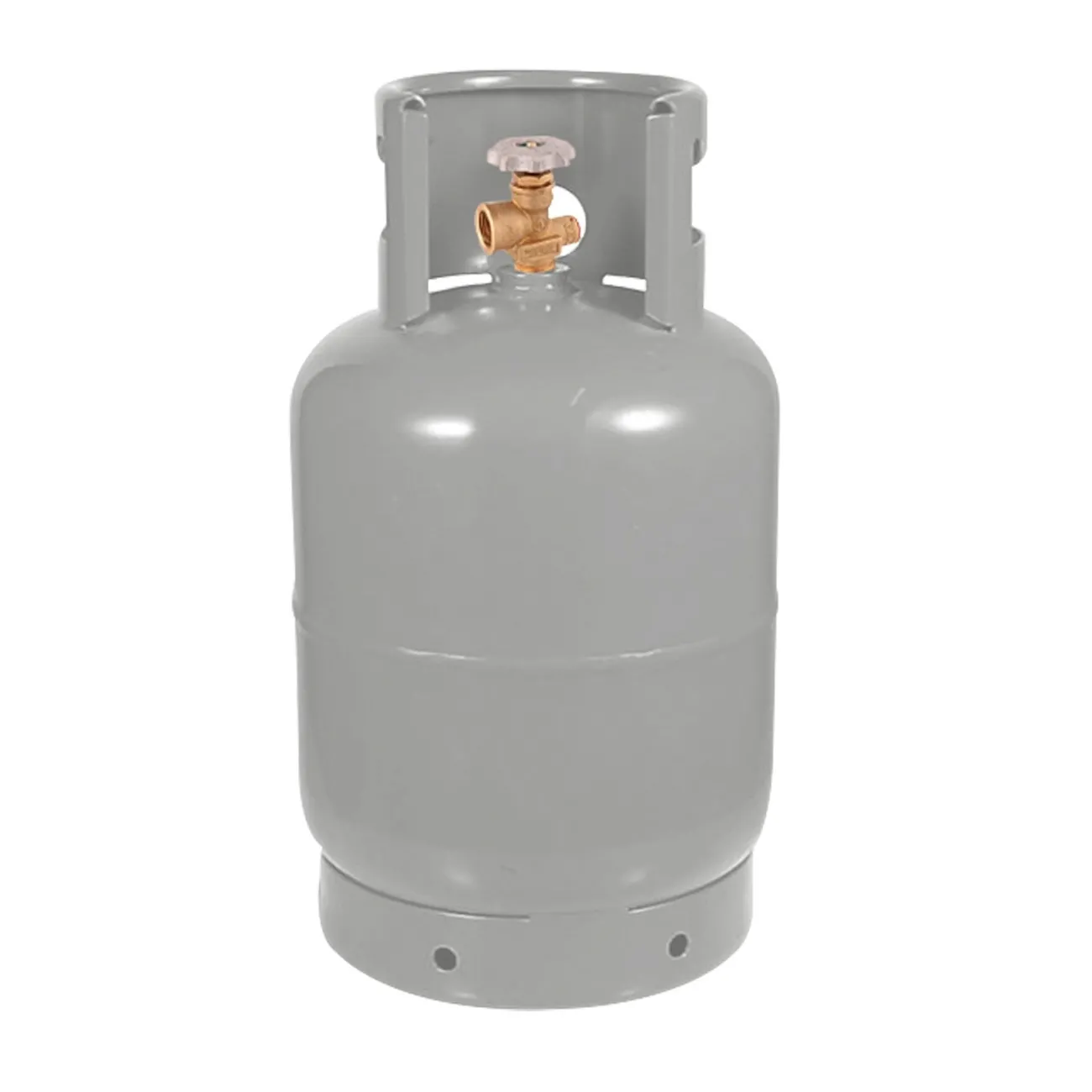 CILINDRO DIWO 7025 METAL VACIO 25 LIBRAS CON VALVULA ROSCA PARA GAS