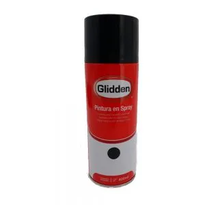 PINTURA GLIDDEN SPRAY ANB64 NEGRO BRILLANTE 400 ML