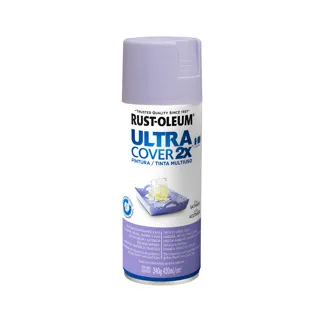 PINTURA RUST-OLEUM 262201 ULTRA COVER X2 LILA SATINADO SPRAY 340 GRAMOS