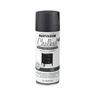 PINTURA RUST-OLEUM 335347 CHALKED GRIS CARBON SPRAY 340 GRAMOS