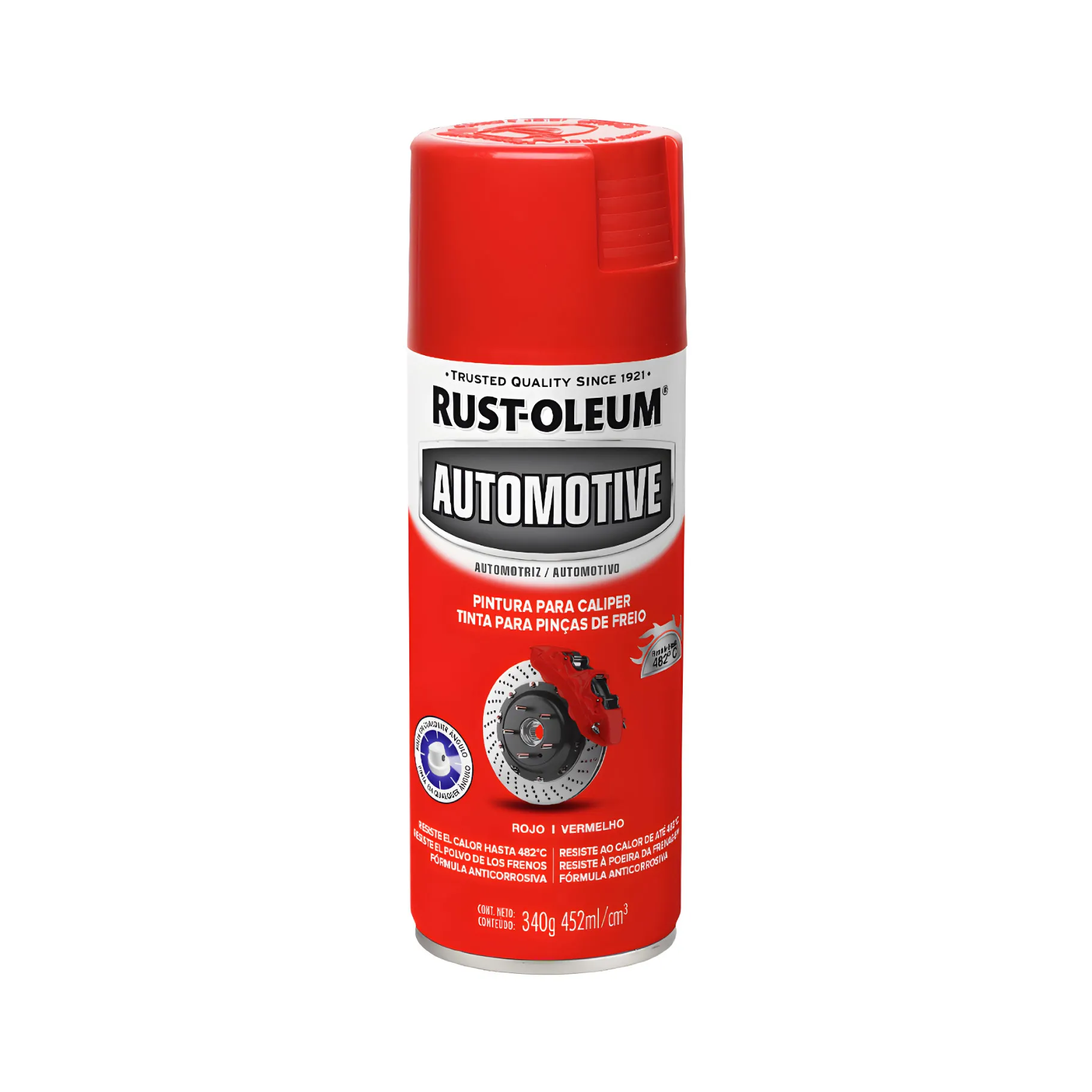 PINTURA RUST-OLEUM 313516 AUTOMOTIVE ROJO CALIPER SPRAY 340 GRAMOS