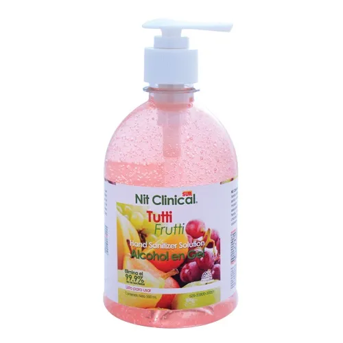 ALCOHOL NIT CLINICAL 539-33800-300 GEL TUTTI FRUTTI FRASCO 500 ML