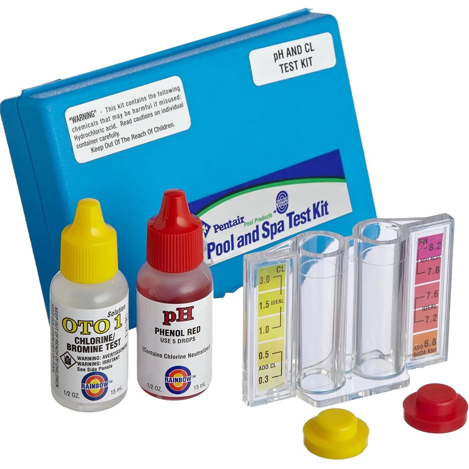 KIT PARA TEST DEL AGUA PISCINA 2 VIAS ( CLORO Y PH )