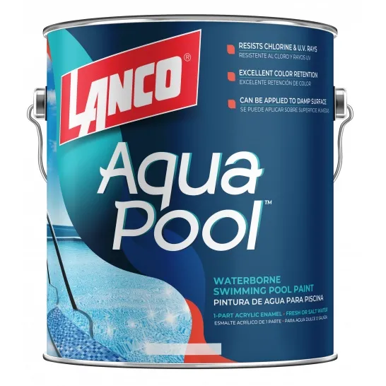 PINTURA LANCO AQUA POOL AZUL CARIBE GALON