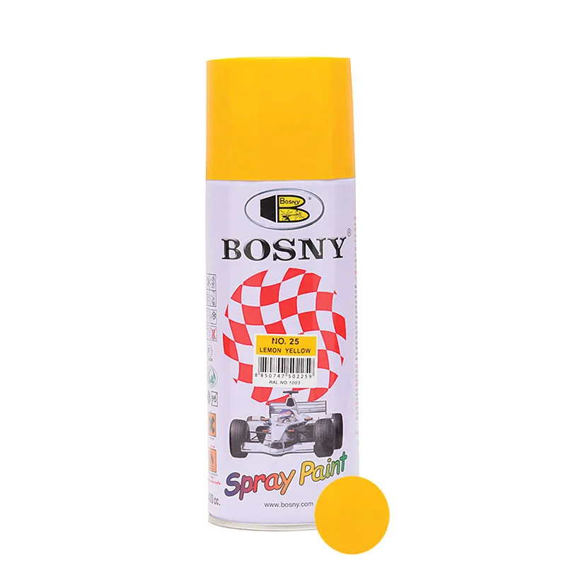 PINTURA SPRAY BOSNY SB-25 AMARILLO LIMON