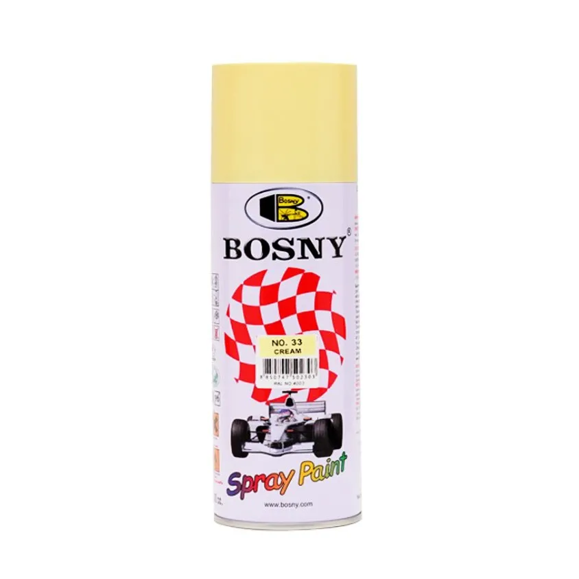 PINTURA SPRAY BOSNY SB-33 CREMA ( CREAM )