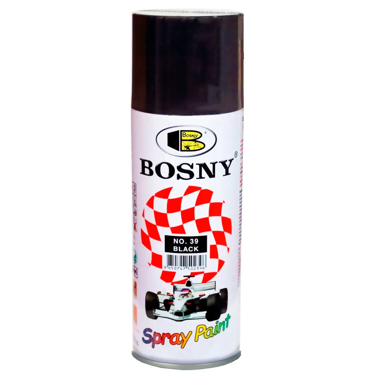 PINTURA SPRAY BOSNY SB-39 NEGRO BRILLANTE
