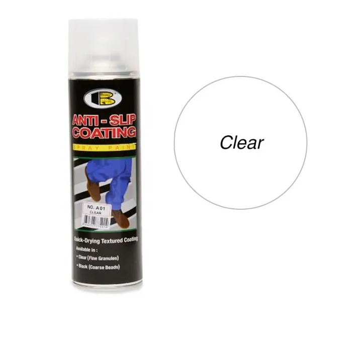 PINTURA BOSNY A01 ANTI SLIP ( ANTIDESLIZANTE ) CLEAR SPRAY 600 ML