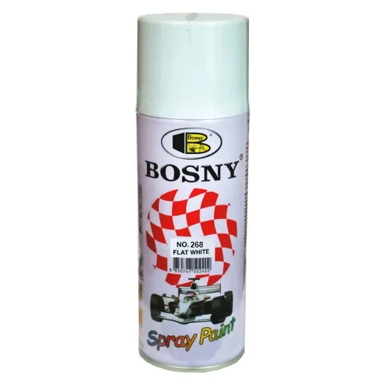 PINTURA SPRAY BOSNY SB-268 BLANCO MATE ( BASE )