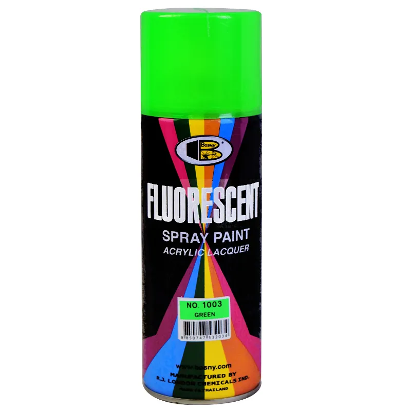 PINTURA SPRAY BOSNY SB-1003 FOSFORESCENTE VERDE