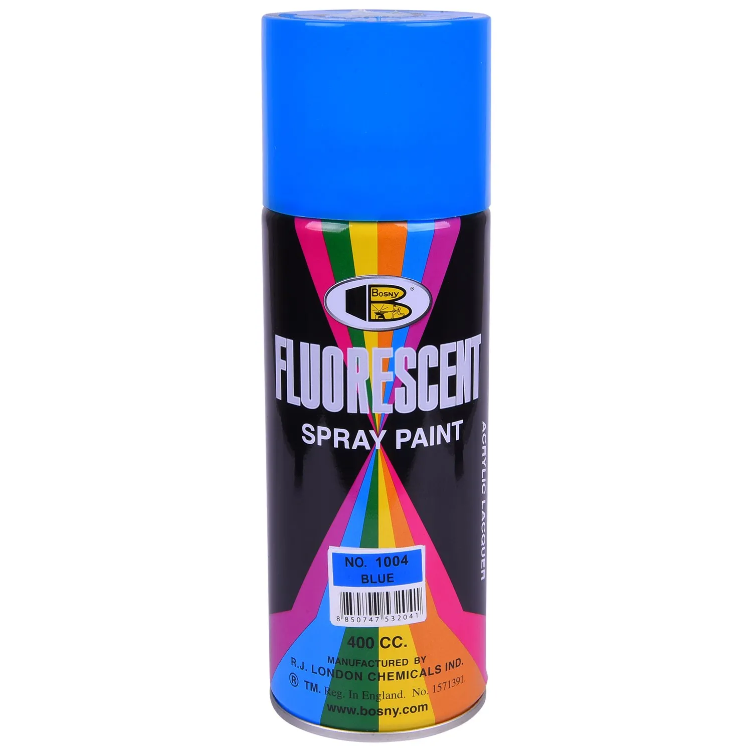 PINTURA SPRAY BOSNY SB-1004 FOSFORESCENTE AZUL
