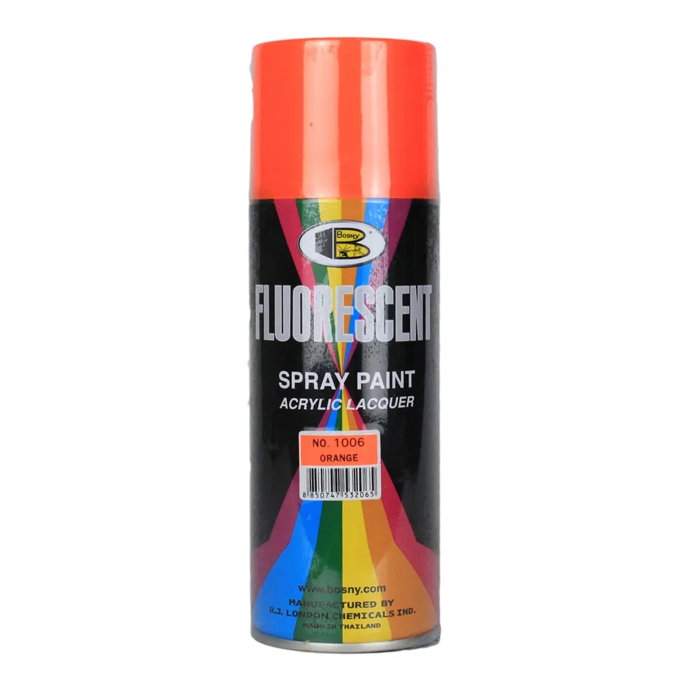 PINTURA SPRAY BOSNY SB-1006 FOSFORESCENTE NARANJA