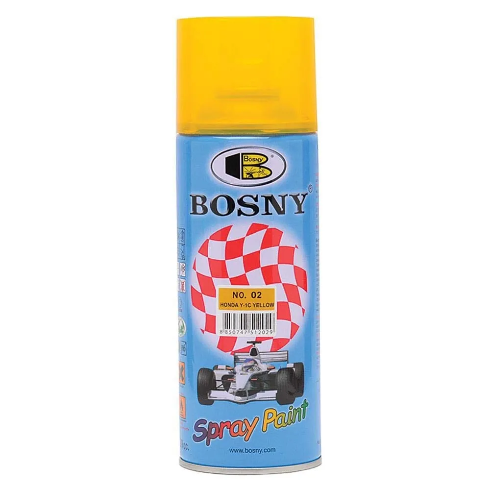 PINTURA SPRAY BOSNY SB-02 AMARILLO HONDA Y-1C