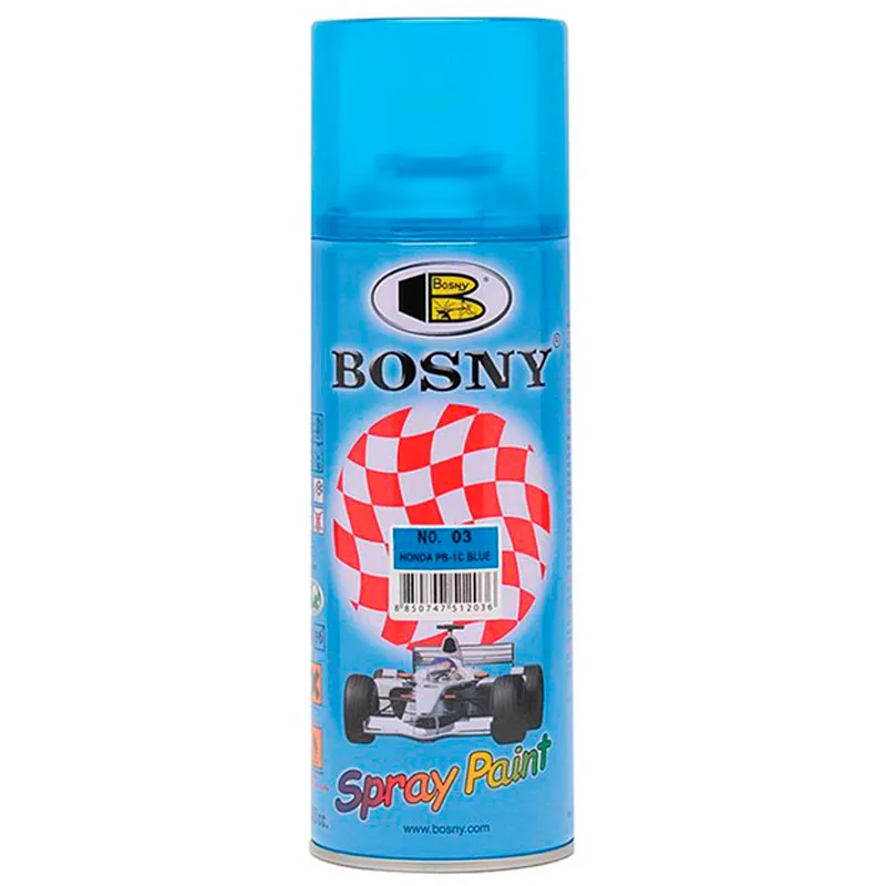 PINTURA SPRAY BOSNY SB-03 AZUL HONDA PB-1C