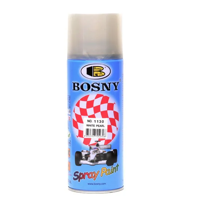 PINTURA SPRAY BOSNY SB-1130 WHITE PEARL LATA 400 ML