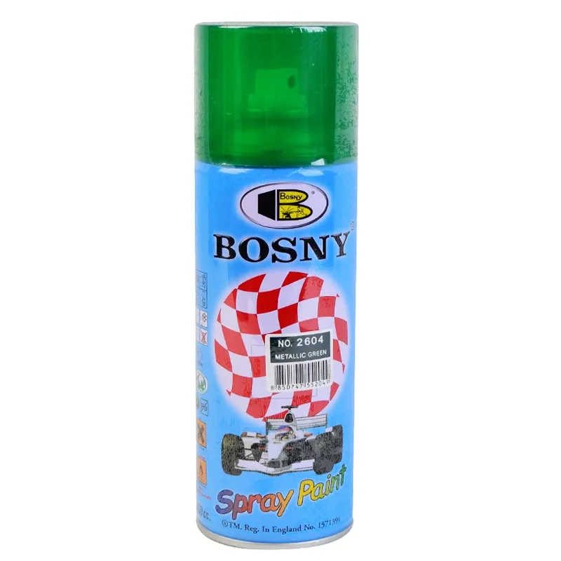 PINTURA SPRAY BOSNY SB-2604 VERDE METALICO