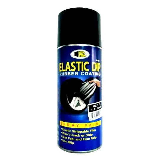 PINTURA SPRAY BOSNY E4 ELASTICA NEGRO MATE