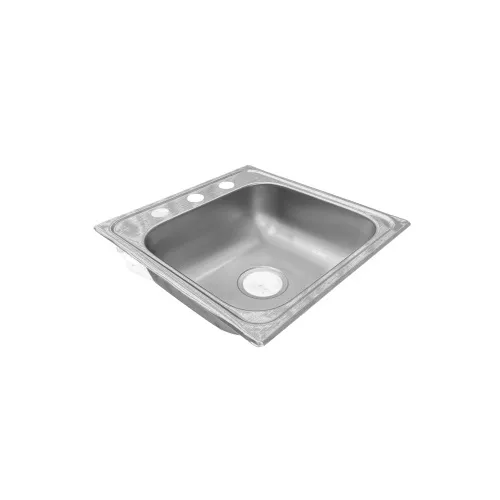 PILETA EB TECNICA M-100 INOXIDABLE EMPOTRAR 47 CM * 49 CM