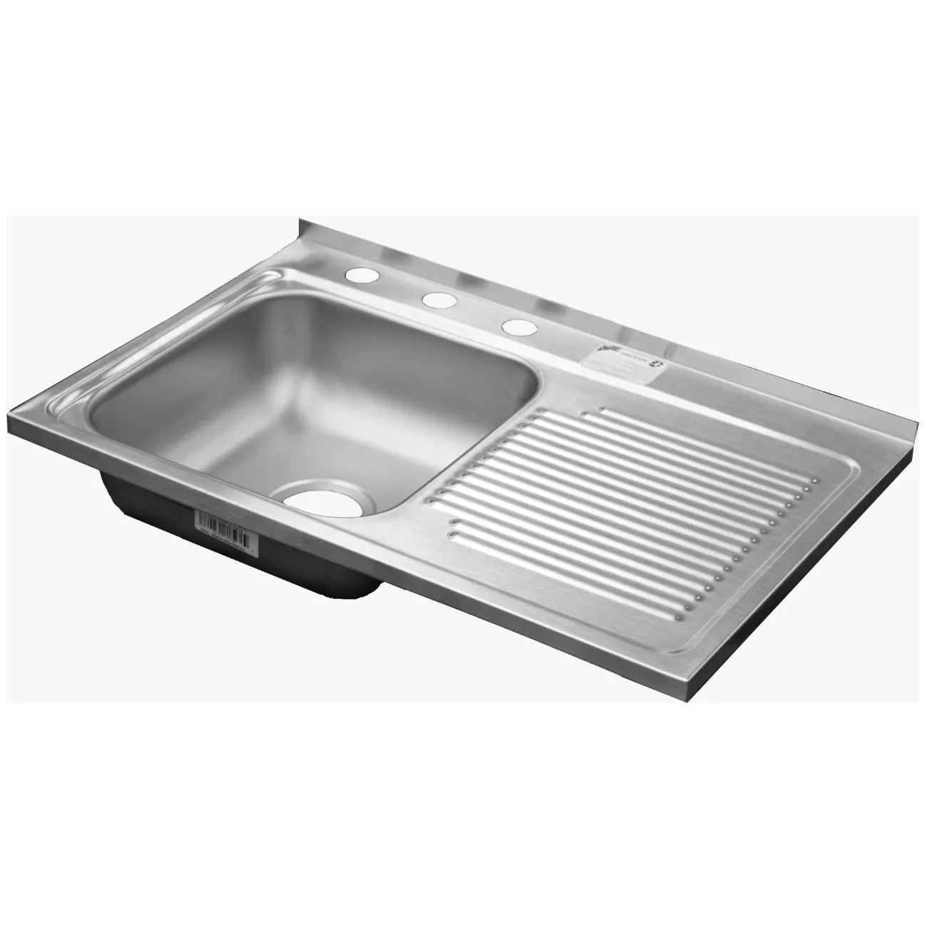 FREGADERO EB TECNICA CAC-201 INOXIDABLE 1.00 M * 0.50 M 1 TANQUE IZQUIERDO PARCHE
